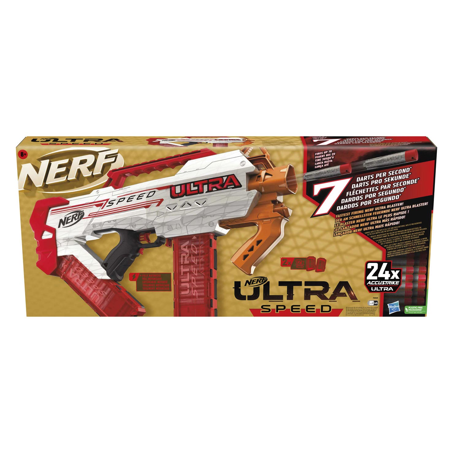 Nerf Ultra Speed / 7 Darts pro Sekunde [Vorstellung + Schusstest