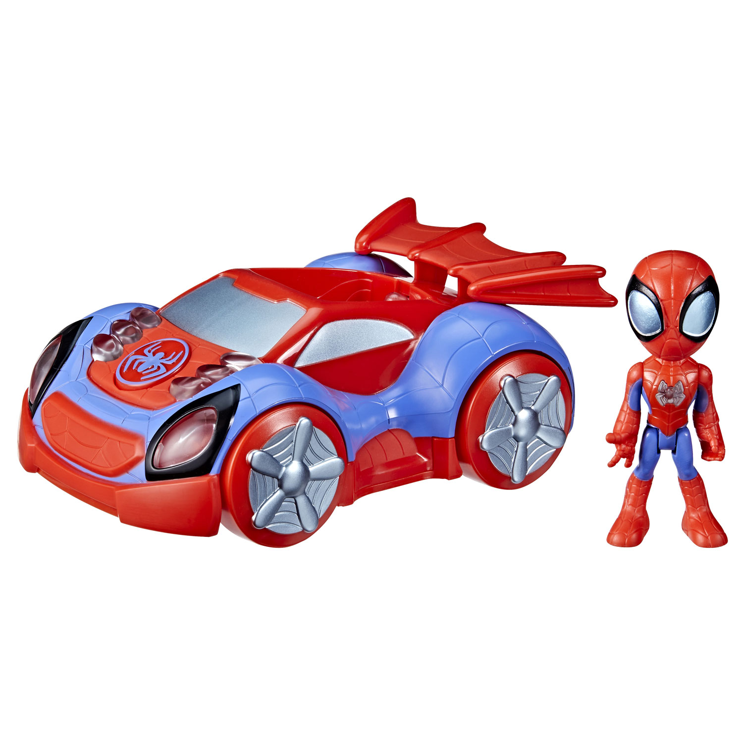 Marvel Spidey und seine erstaunlichen Freunde Glow Tech Web-Crawler und Spidey-Actionfigur