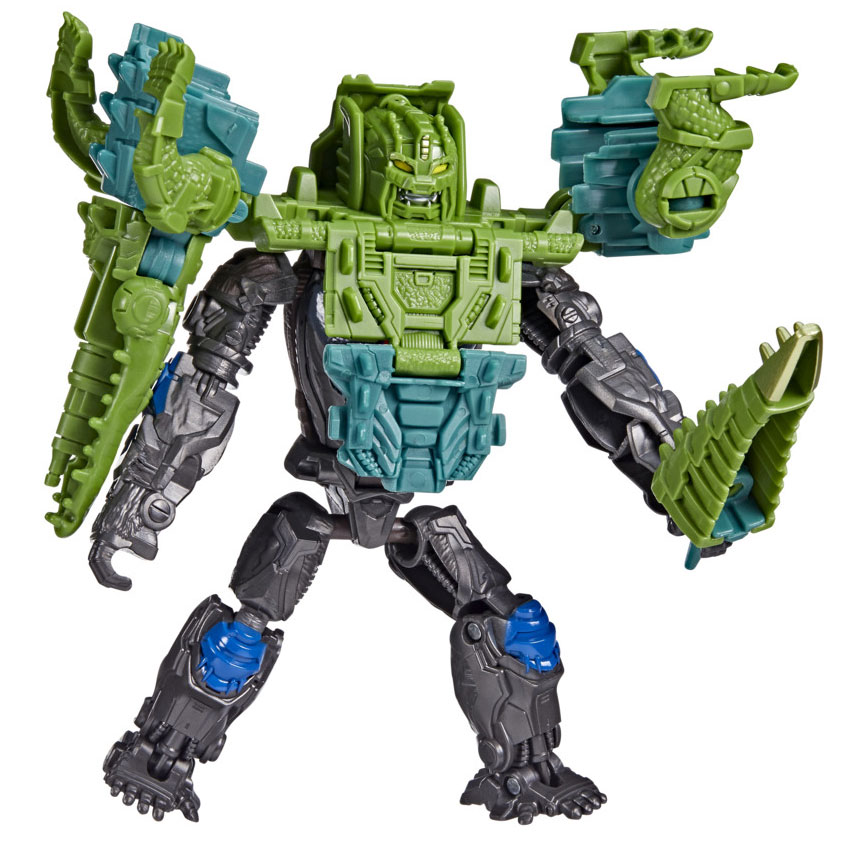 Transformers Rise of the Beasts Beast Combiner Figurines d'action – Optimus Primal et Skullcruncher