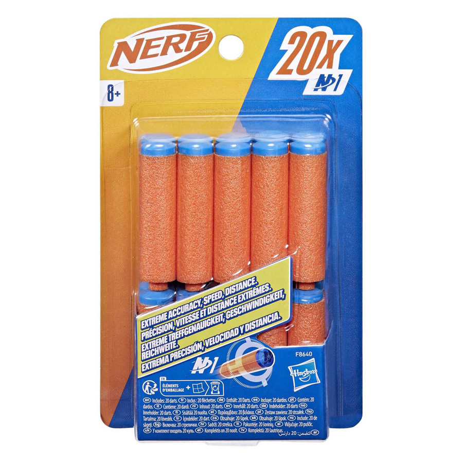 20 fléchettes Nerf série N1