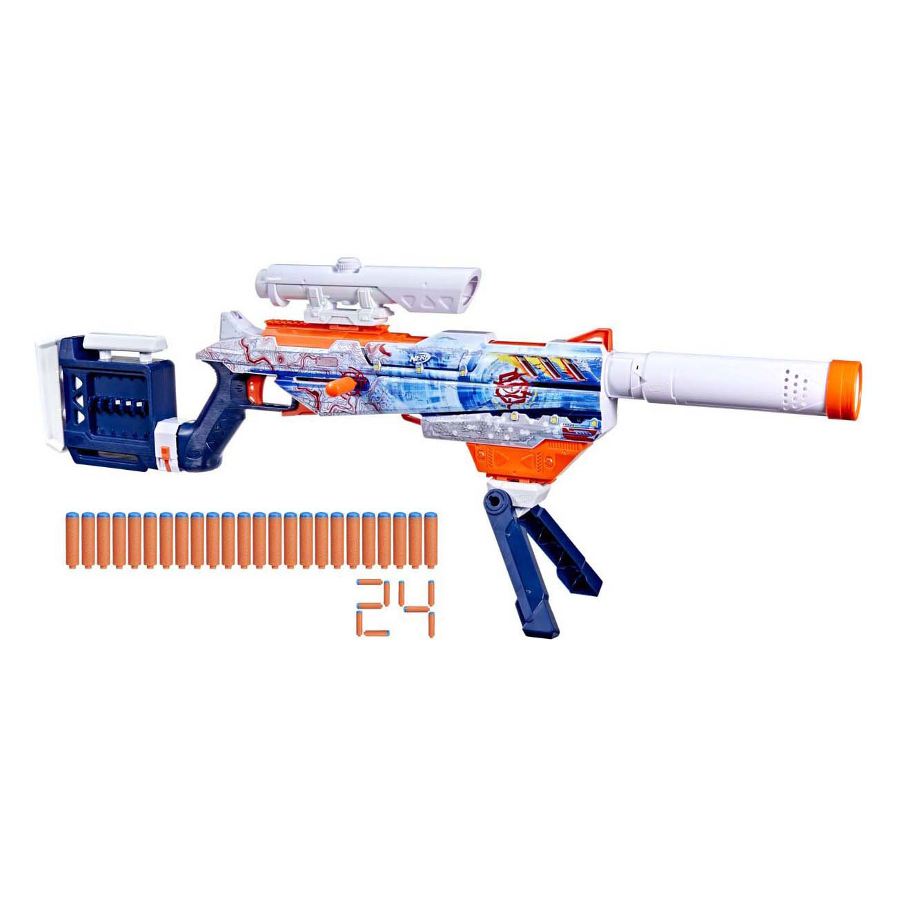Nerf Loadout Arctic Zerostriker Blaster