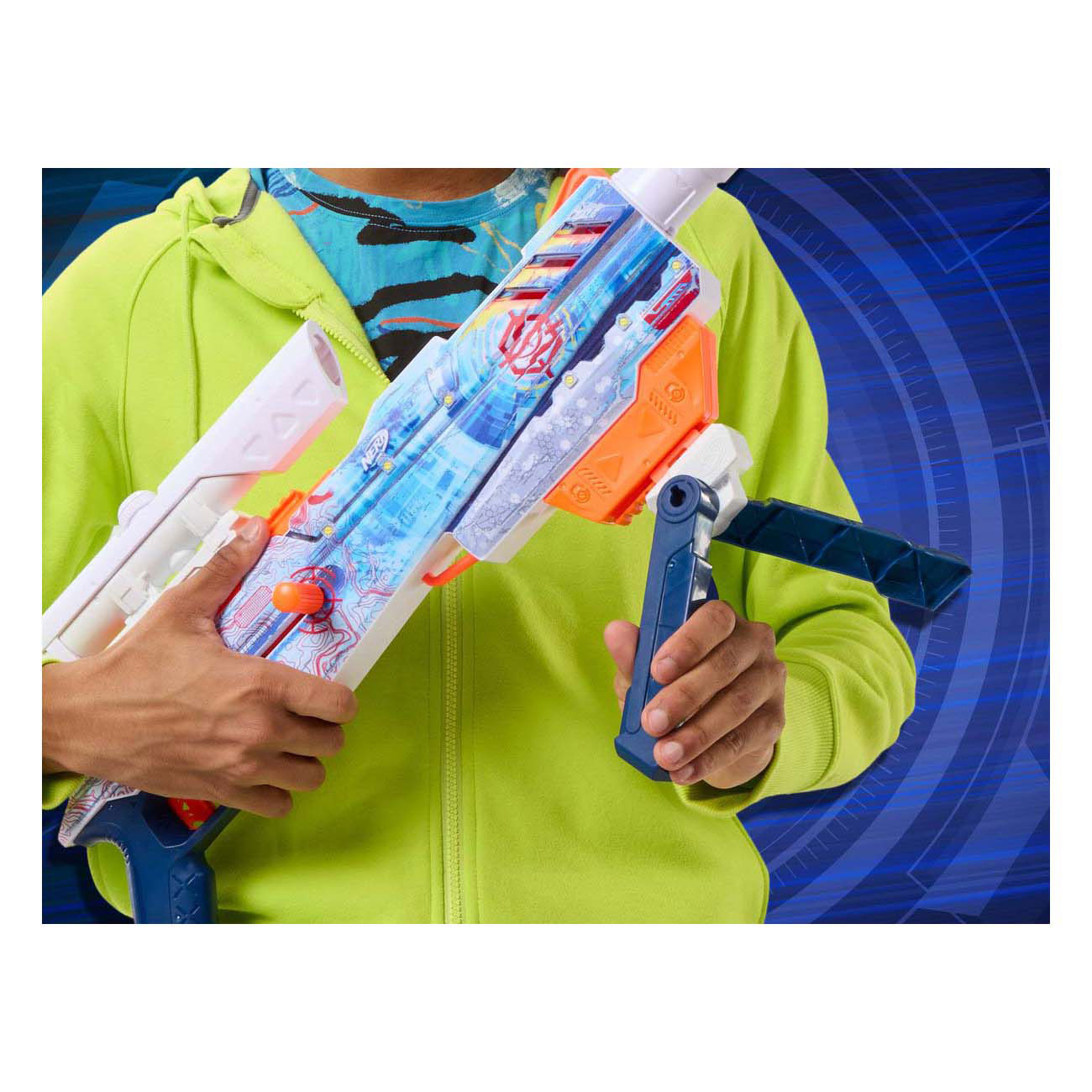Nerf Loadout Arctic Zerostriker Blaster