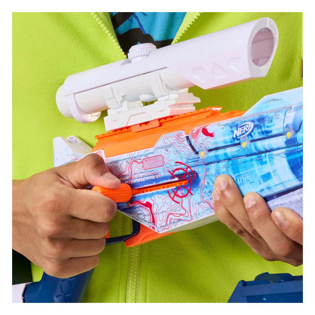 Nerf Loadout Arctic Zerostriker Blaster