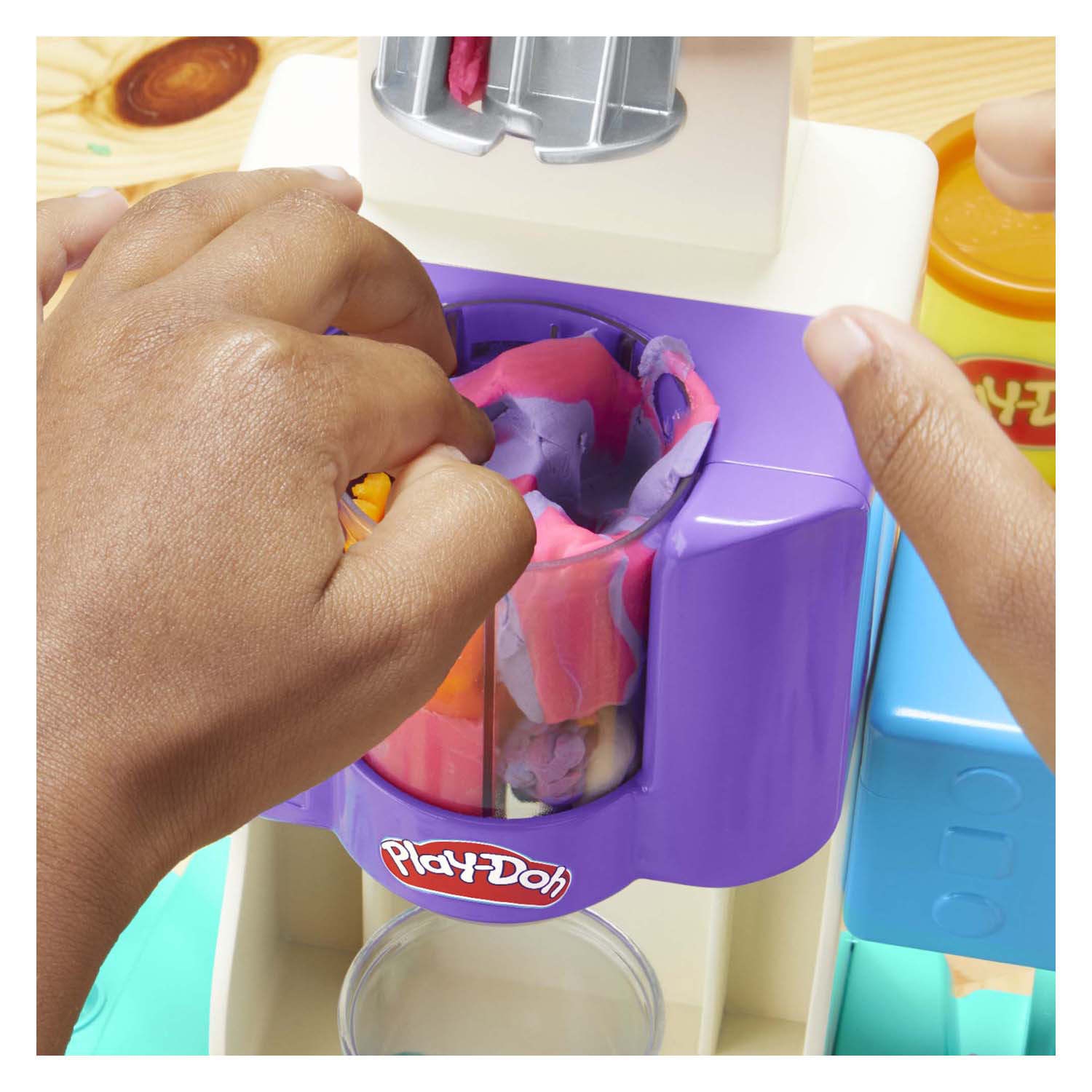 Play-Doh Regenboog Softijs Speelset - 5 Kleipotjes