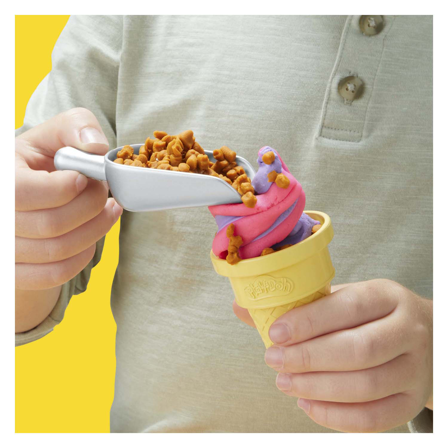 Play-Doh Regenboog Softijs Speelset - 5 Kleipotjes