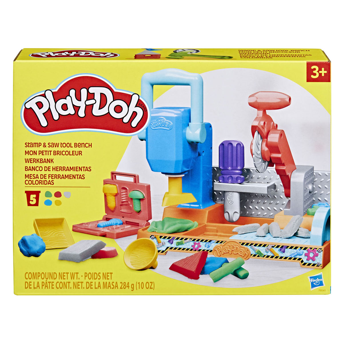 Play-Doh Stempel en Zaagtafel - 5 Kleipotjes