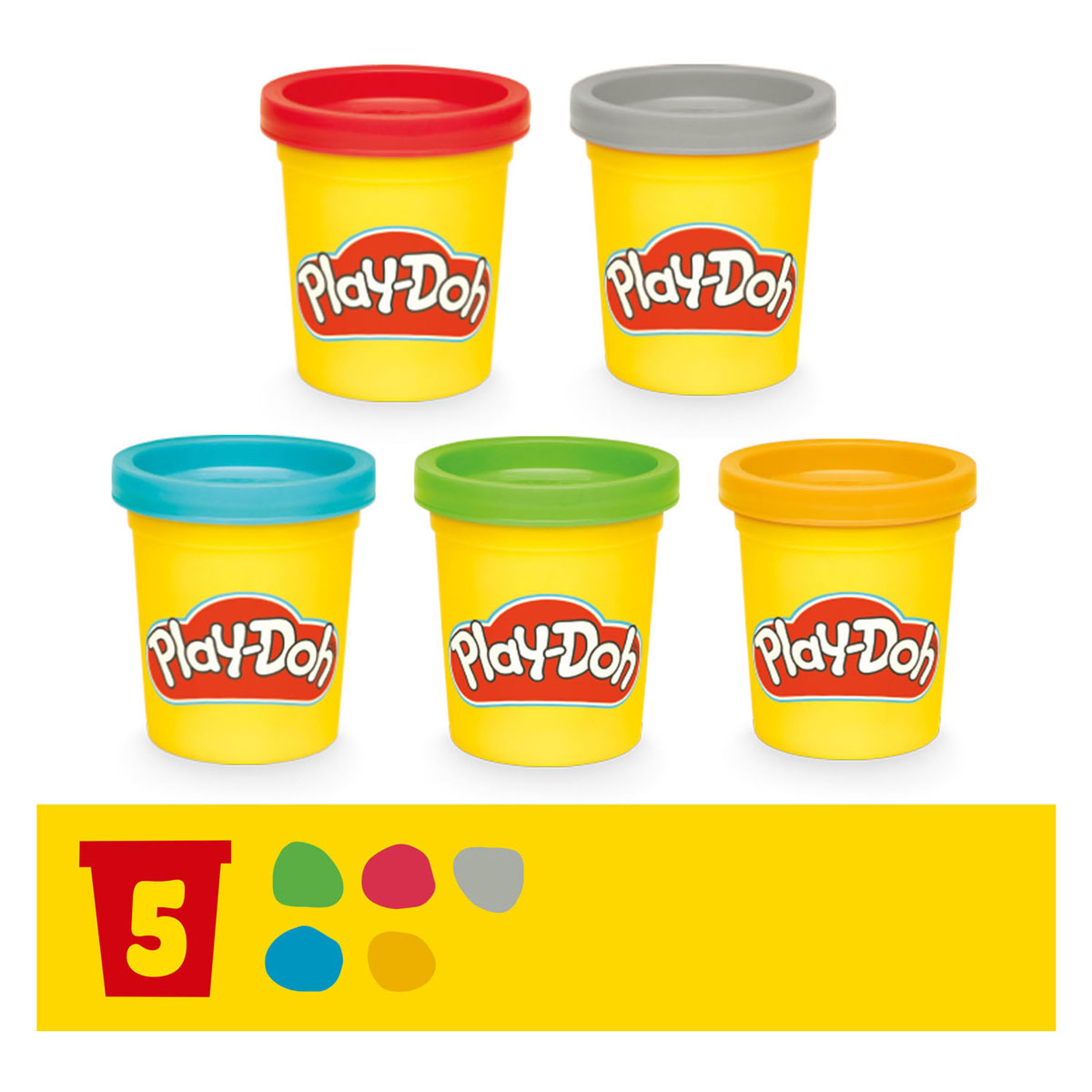 Play-Doh Stempel en Zaagtafel - 5 Kleipotjes