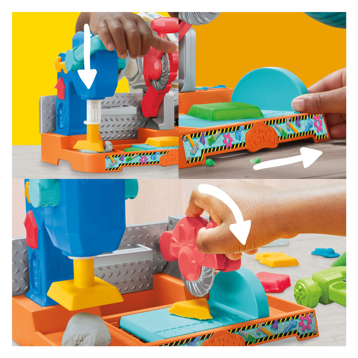 Play-Doh Stempel en Zaagtafel - 5 Kleipotjes