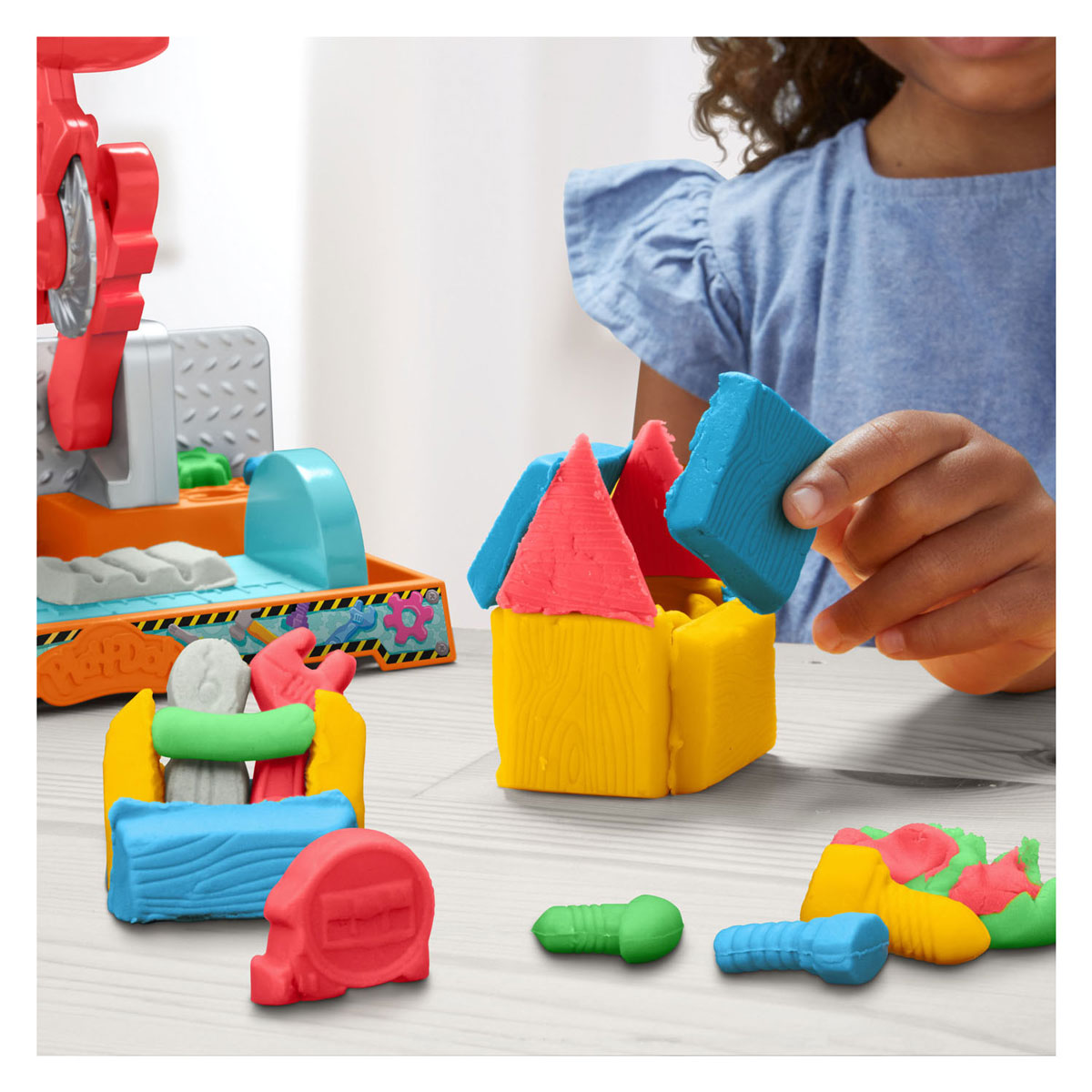 Play-Doh Stempel en Zaagtafel - 5 Kleipotjes