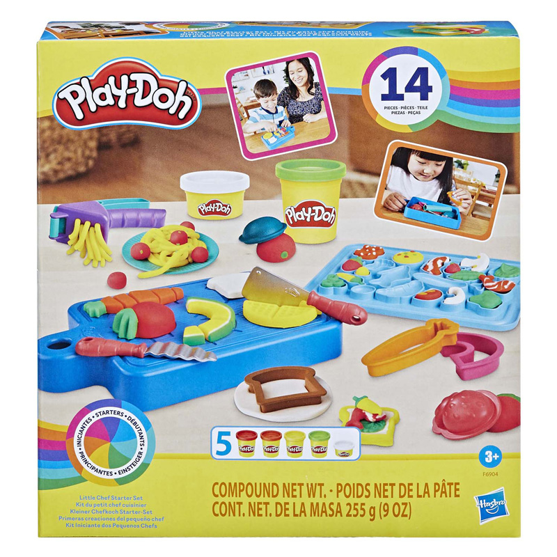 Play-Doh Kleine Chef Start Set - 4 Kleipotjes