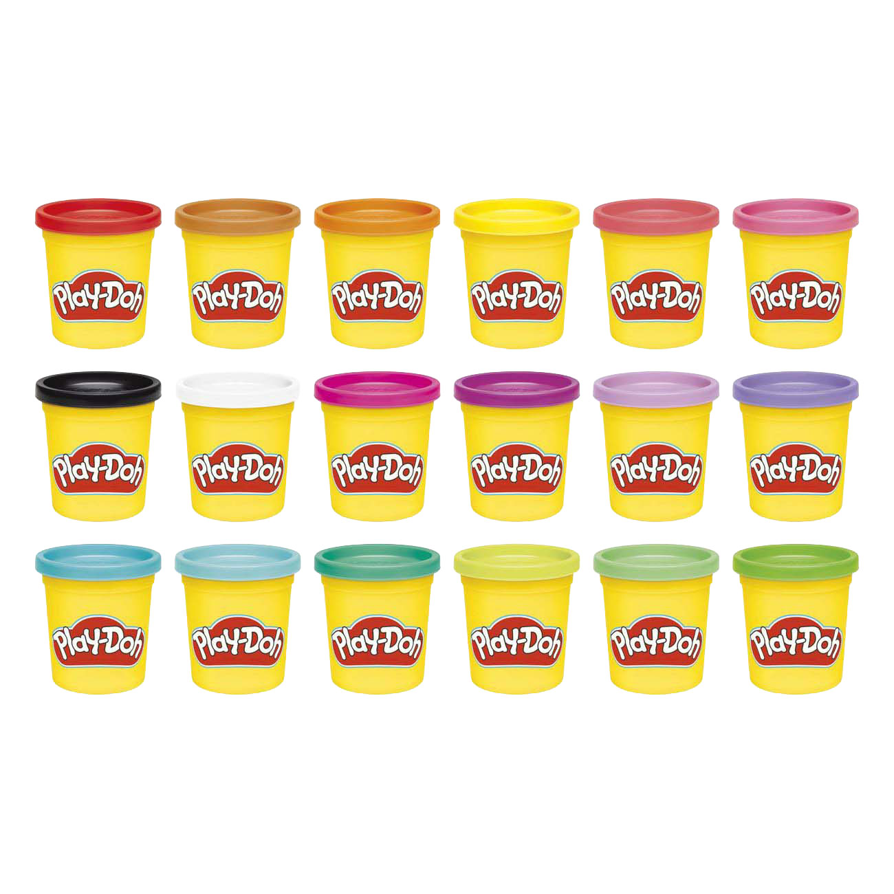 Play-Doh Fantaseer Maar Raak - 18 Kleipotjes