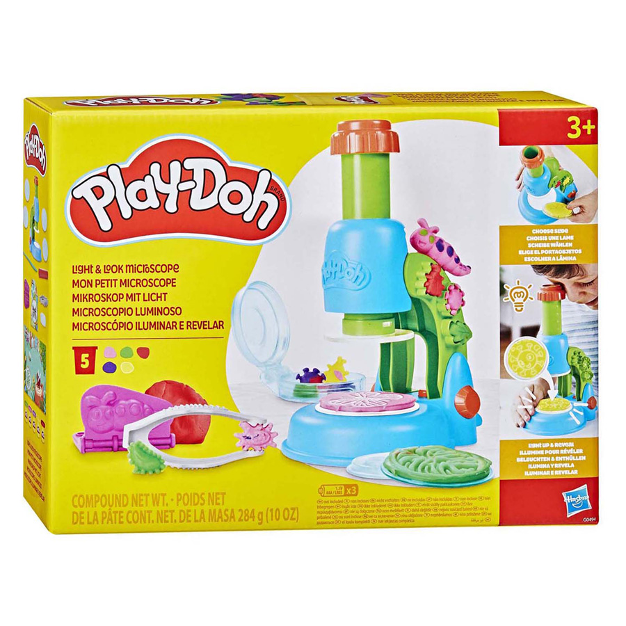 Play-Doh-Mikroskop mit Licht – 5 Tontöpfe