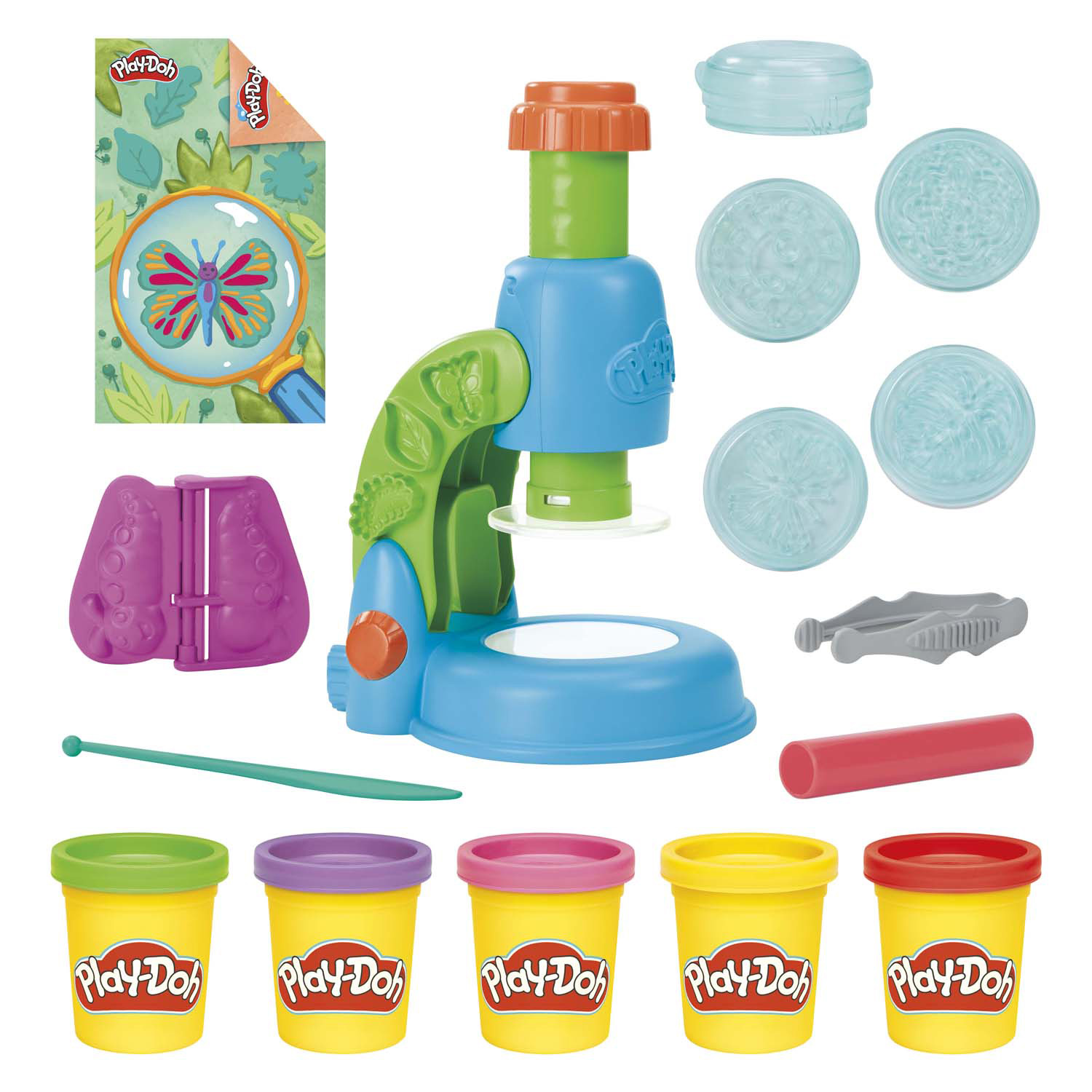 Play-Doh-Mikroskop mit Licht – 5 Tontöpfe