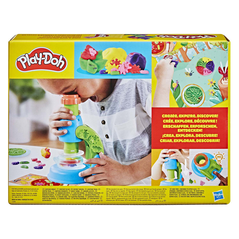 Play-Doh-Mikroskop mit Licht – 5 Tontöpfe