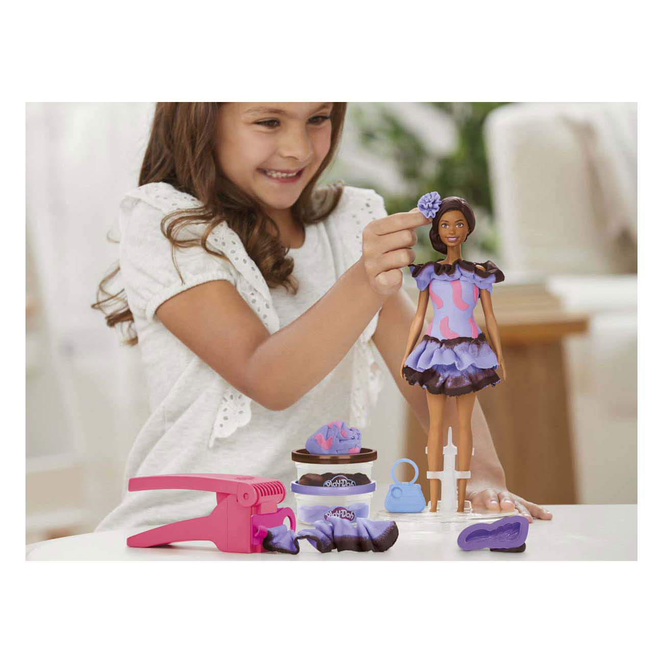 Play-Doh Barbie Fashionista Ruches - 2 Kleipotjes