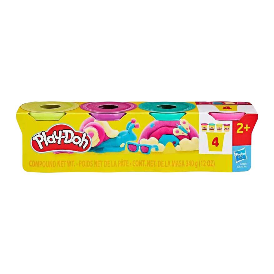 Play-Doh Lively - 4 pots en argile