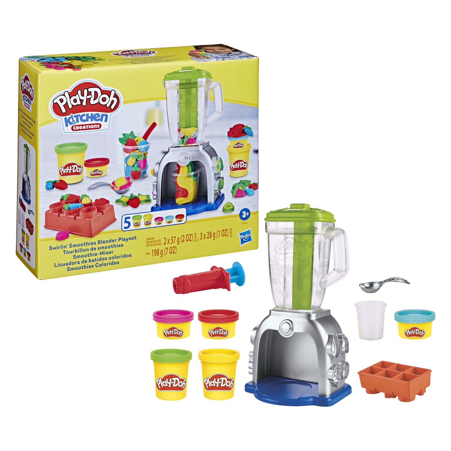 Play-Doh Swirlin' Smoothies Blender - 5 Kleipotjes
