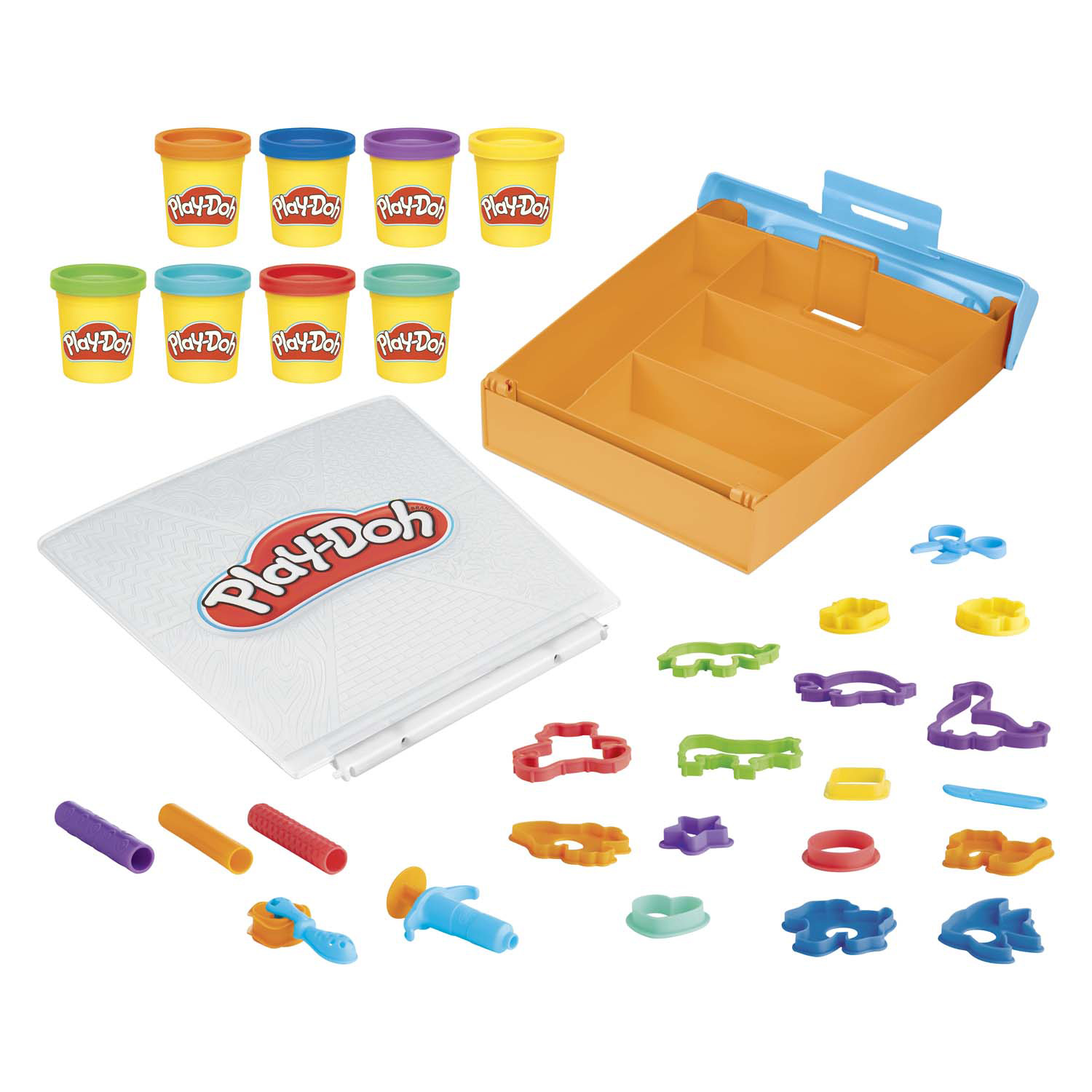 Play-Doh Aufbewahrungsset für Fantasietiere – 8 Tontöpfe