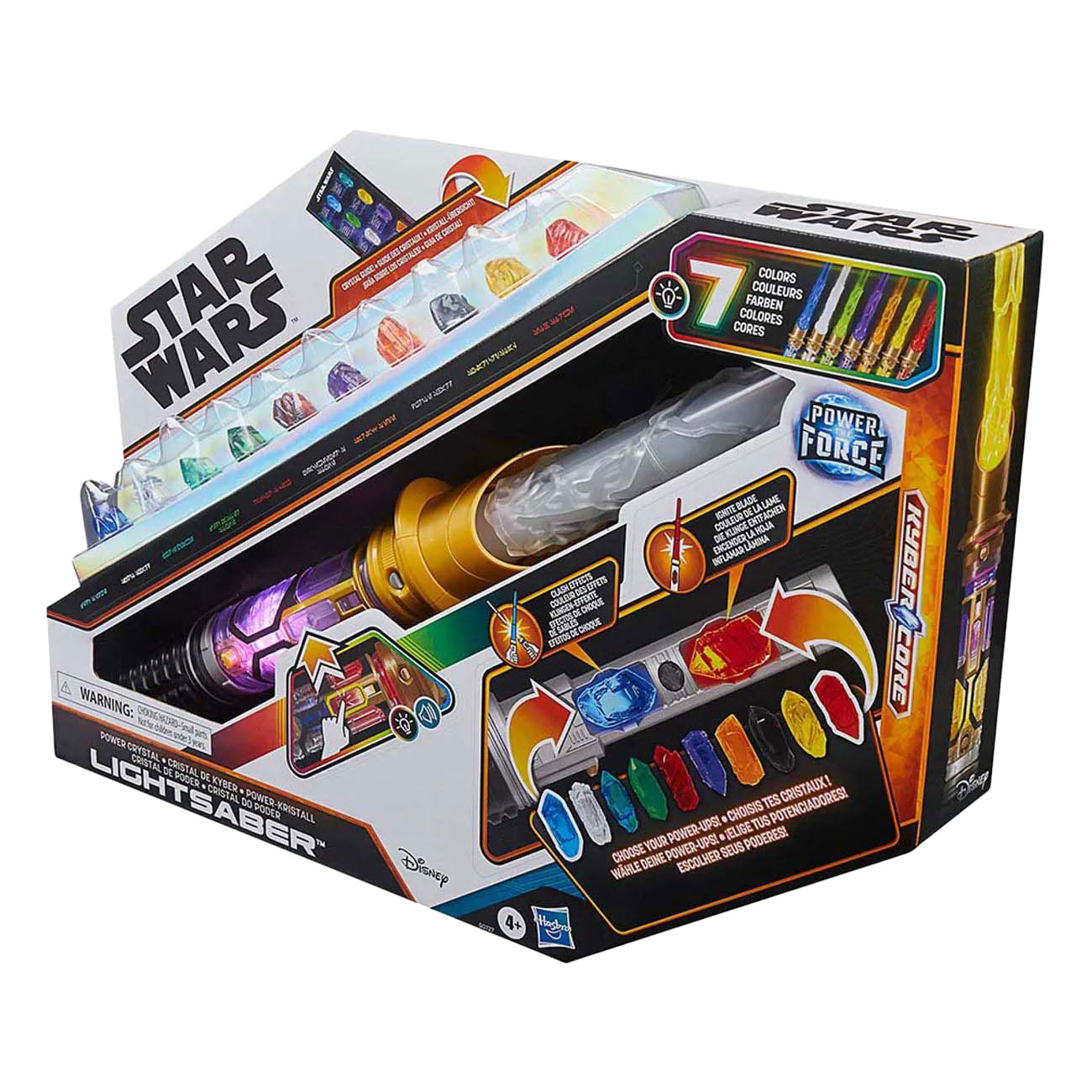 Star Wars Power Crystal Lightsaber - 7 Kleuren