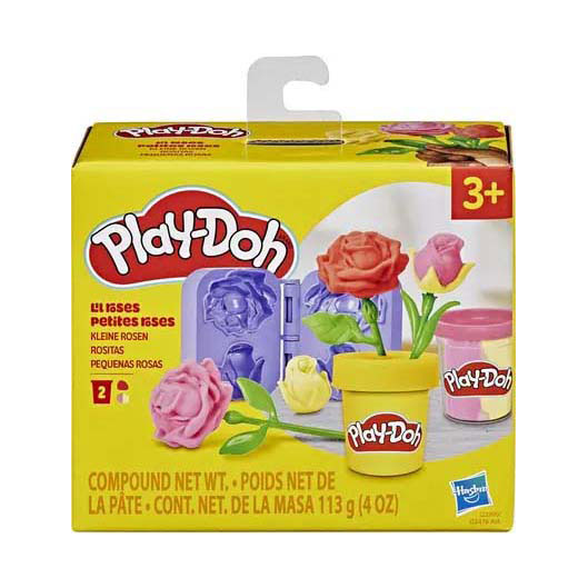 Play-Doh Petites Fleurs Roses 2 Pots en Terre Cuite