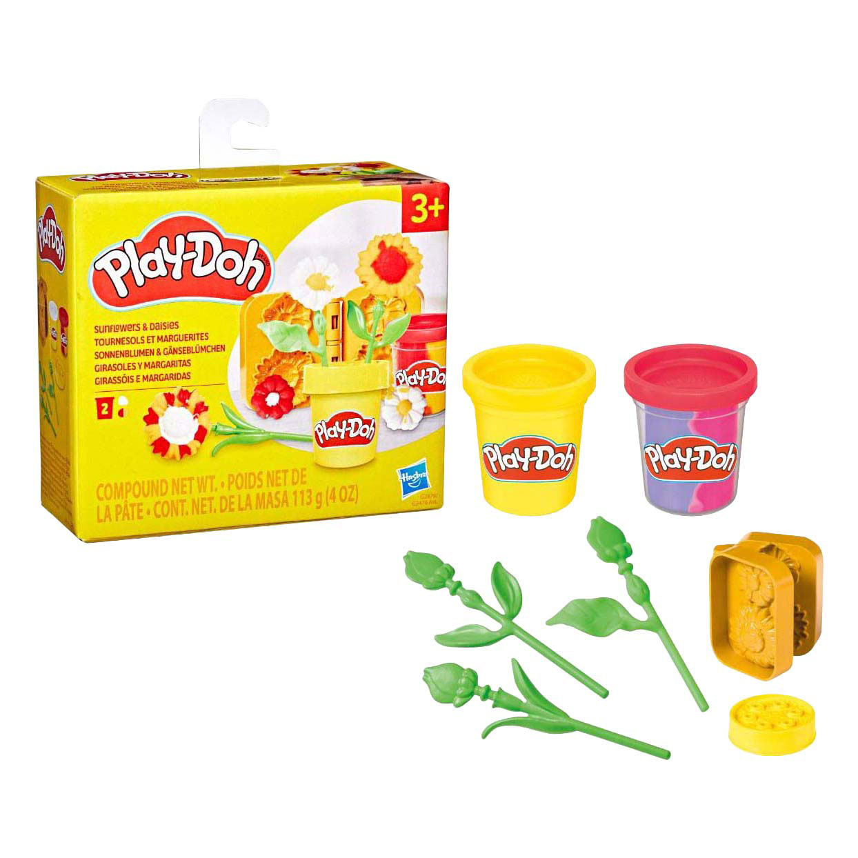 Play-Doh Mini-Rosen, 2 Tontöpfe