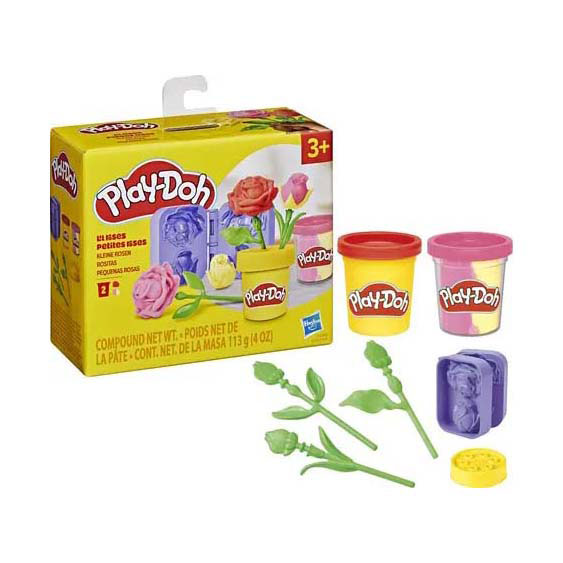 Play-Doh Petites Fleurs Roses 2 Pots en Terre Cuite