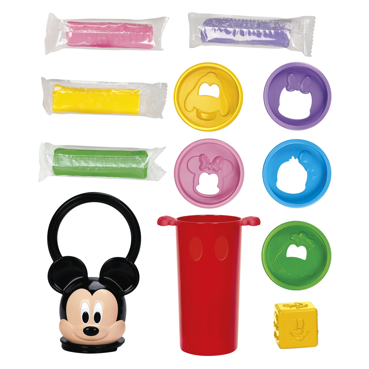 Pâte à modeler empilable Play-Doh Disney Junior - 4 couleurs