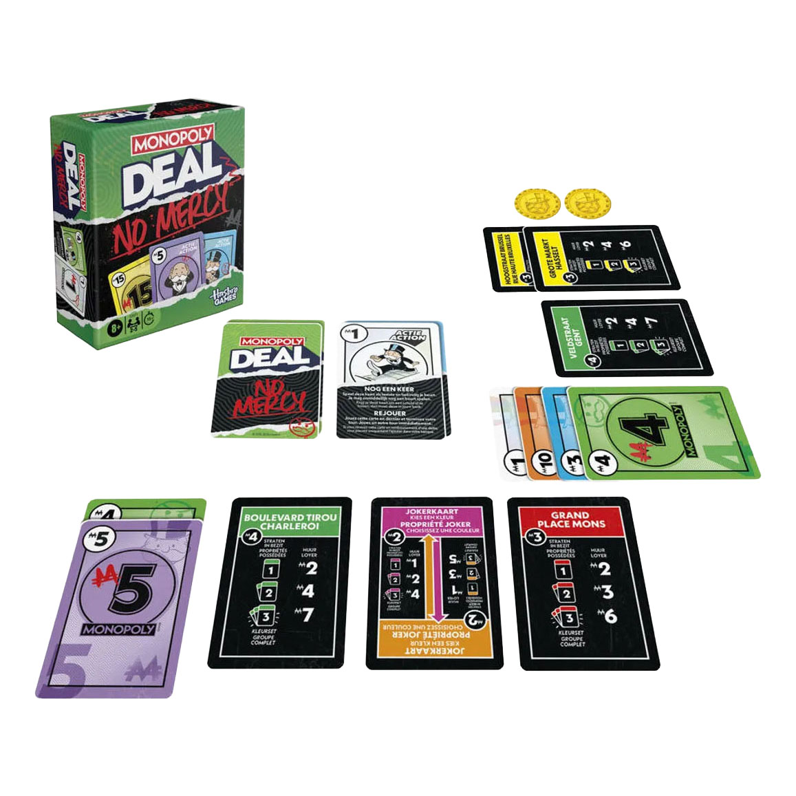 Monopoly Deal No Mercy Kaartspel