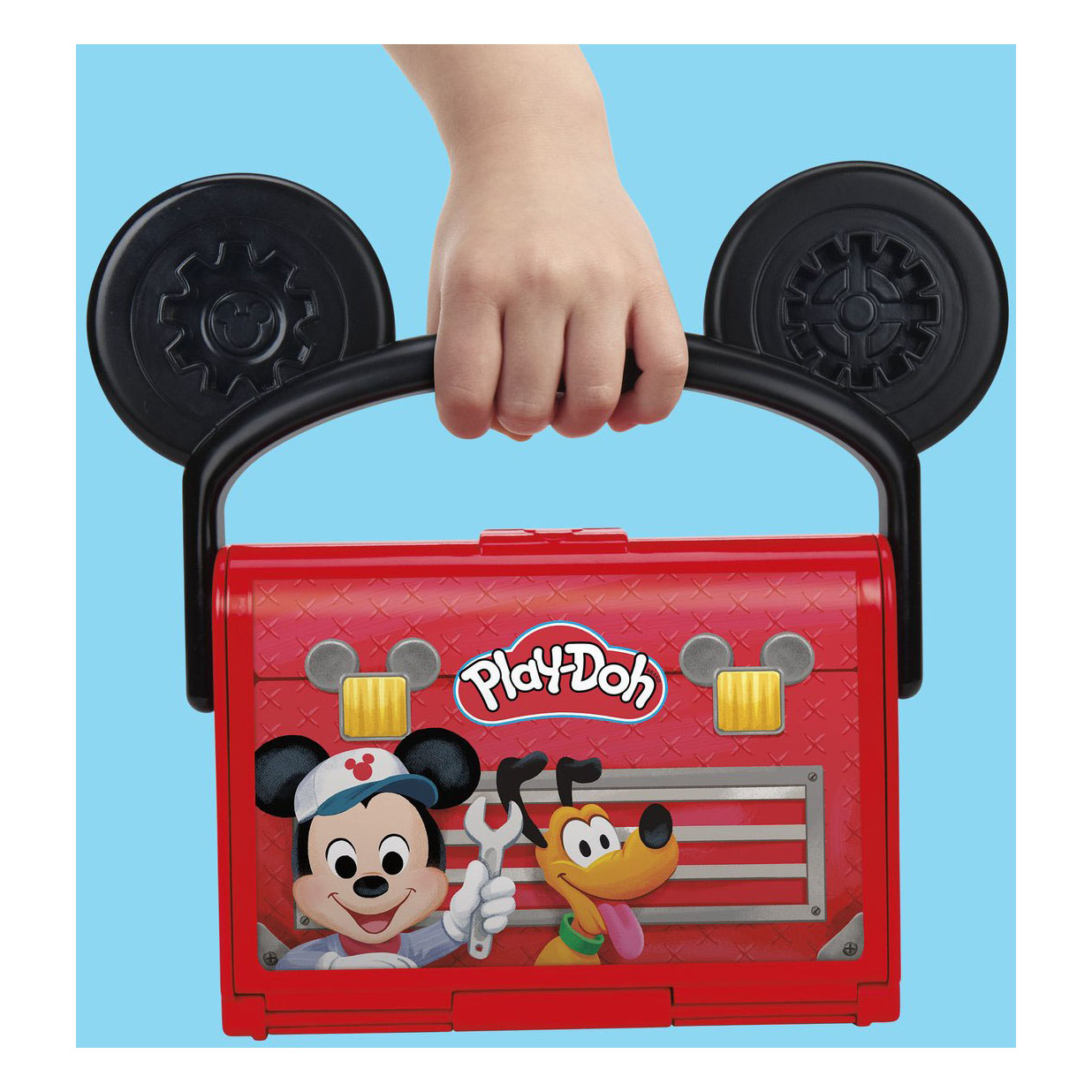 Coffret Play-Doh Disney Junior Garage On The Go - 3 pots en argile