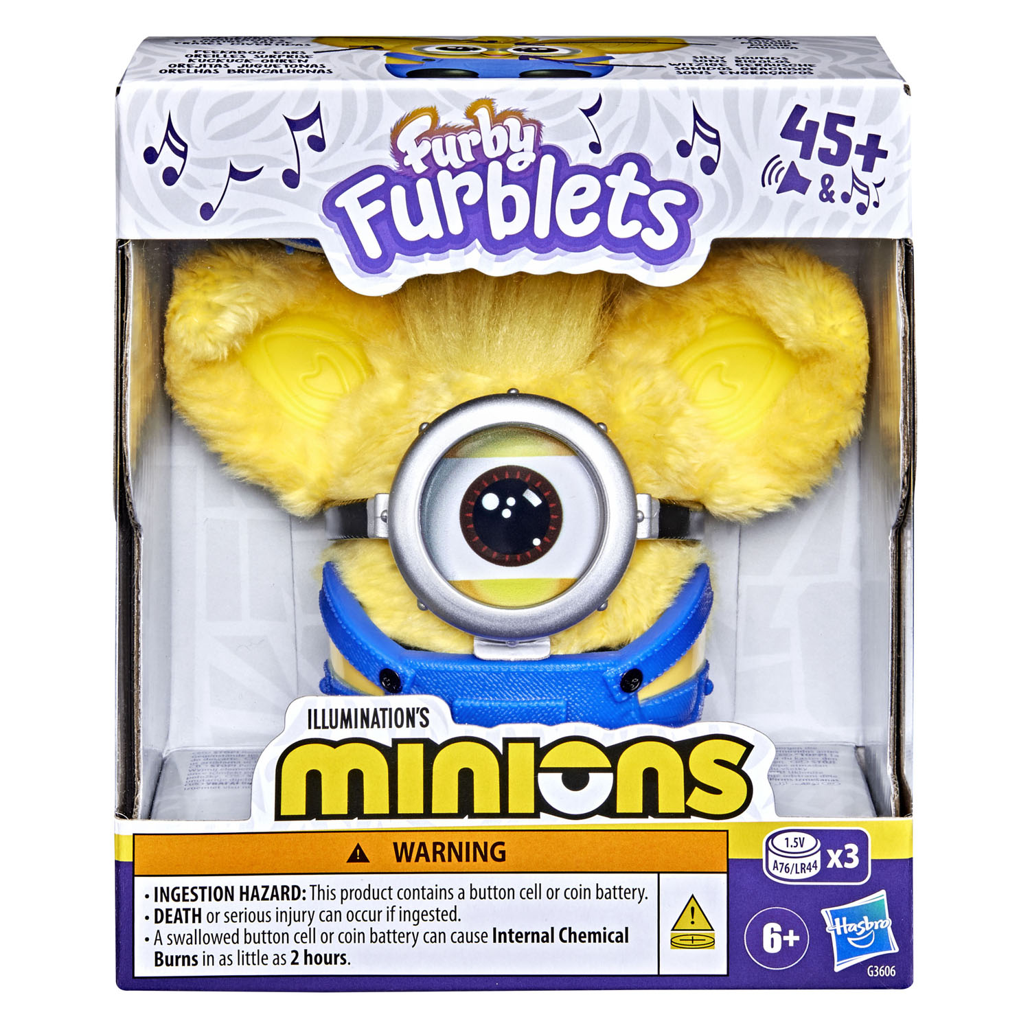 Peluche interactive Furby Fublets Minion