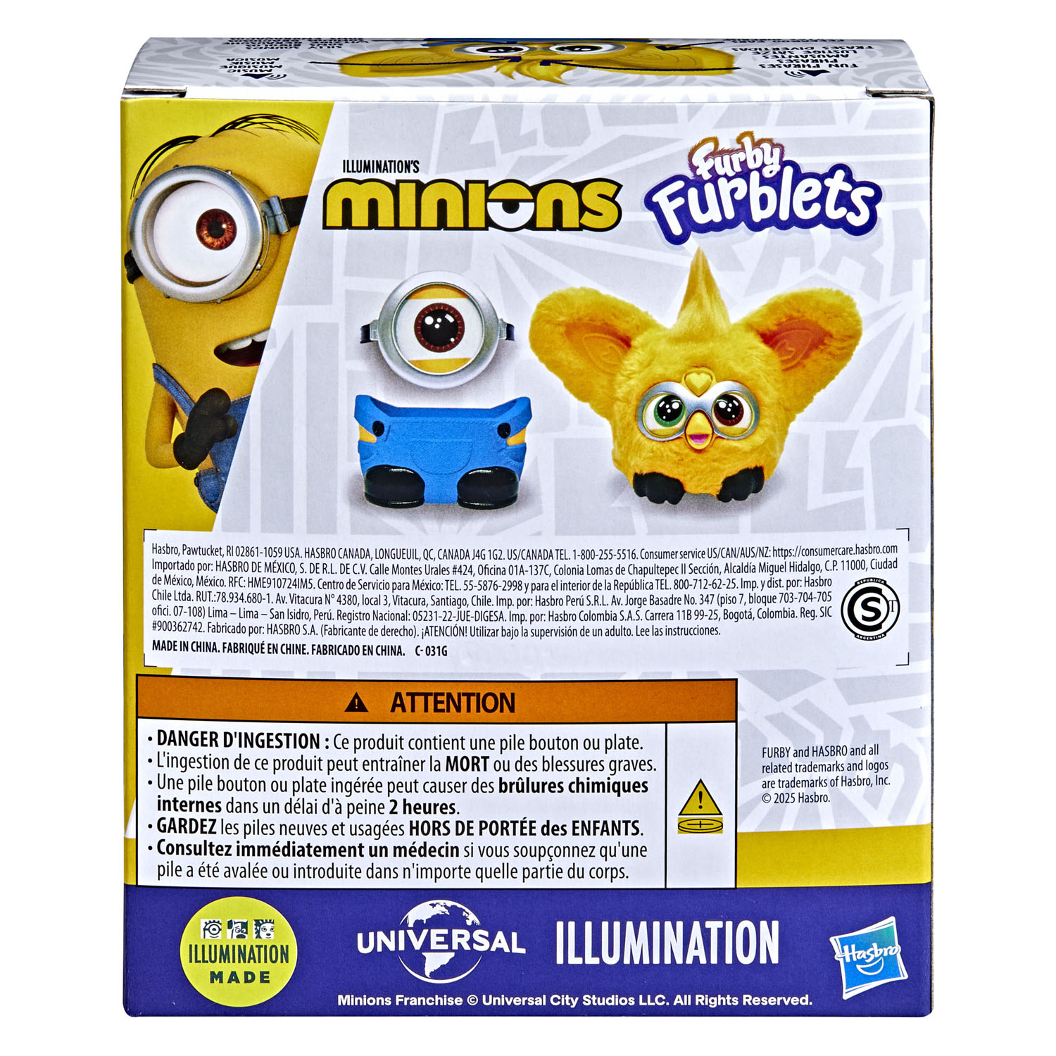Peluche interactive Furby Fublets Minion