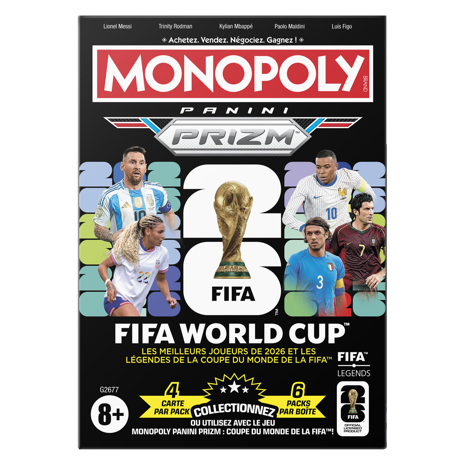 Monopoly Panini Prizm: FIFA Weltmeisterschaft Boosterbox
