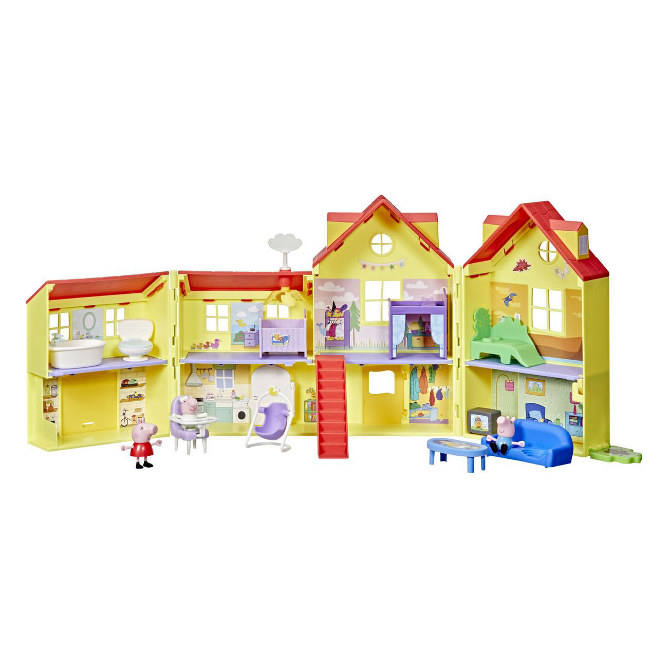 Peppa Pig Peppa's Grote Familiehuis - 16dlg.