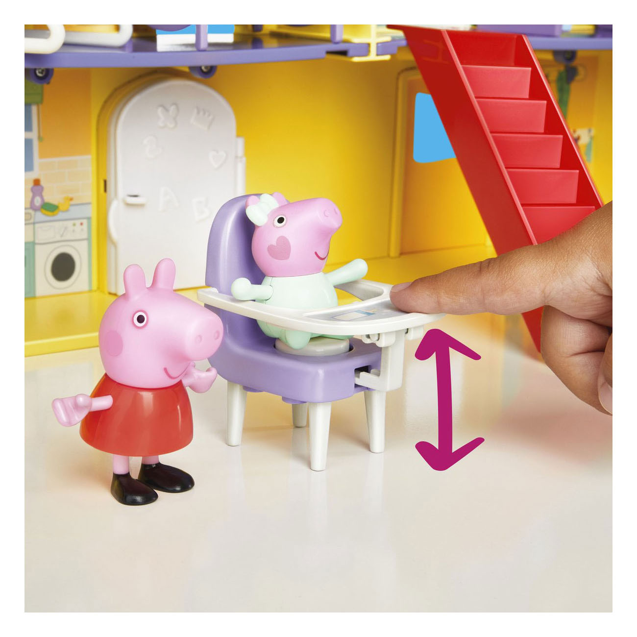Peppa Pig Peppa's Grote Familiehuis - 16dlg.