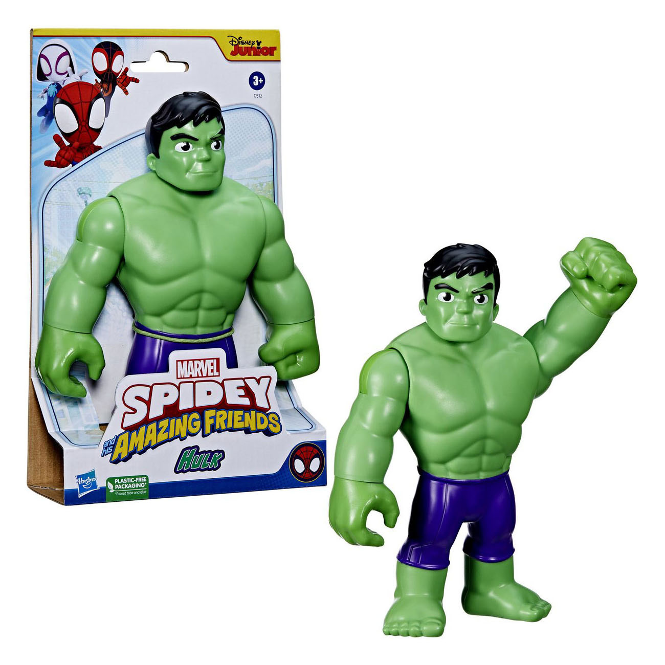Figurine articulée Marvel Spidey et HAF Hulk surdimensionnée