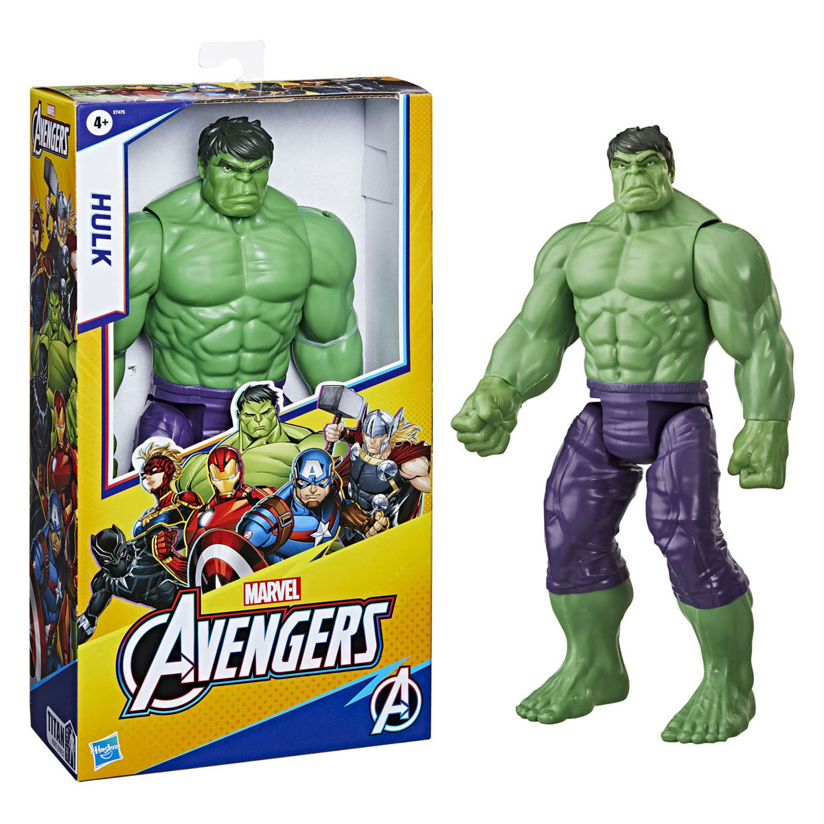 Marvel Avengers Titan Series Hulk Speelfiguur Deluxe - 30cm