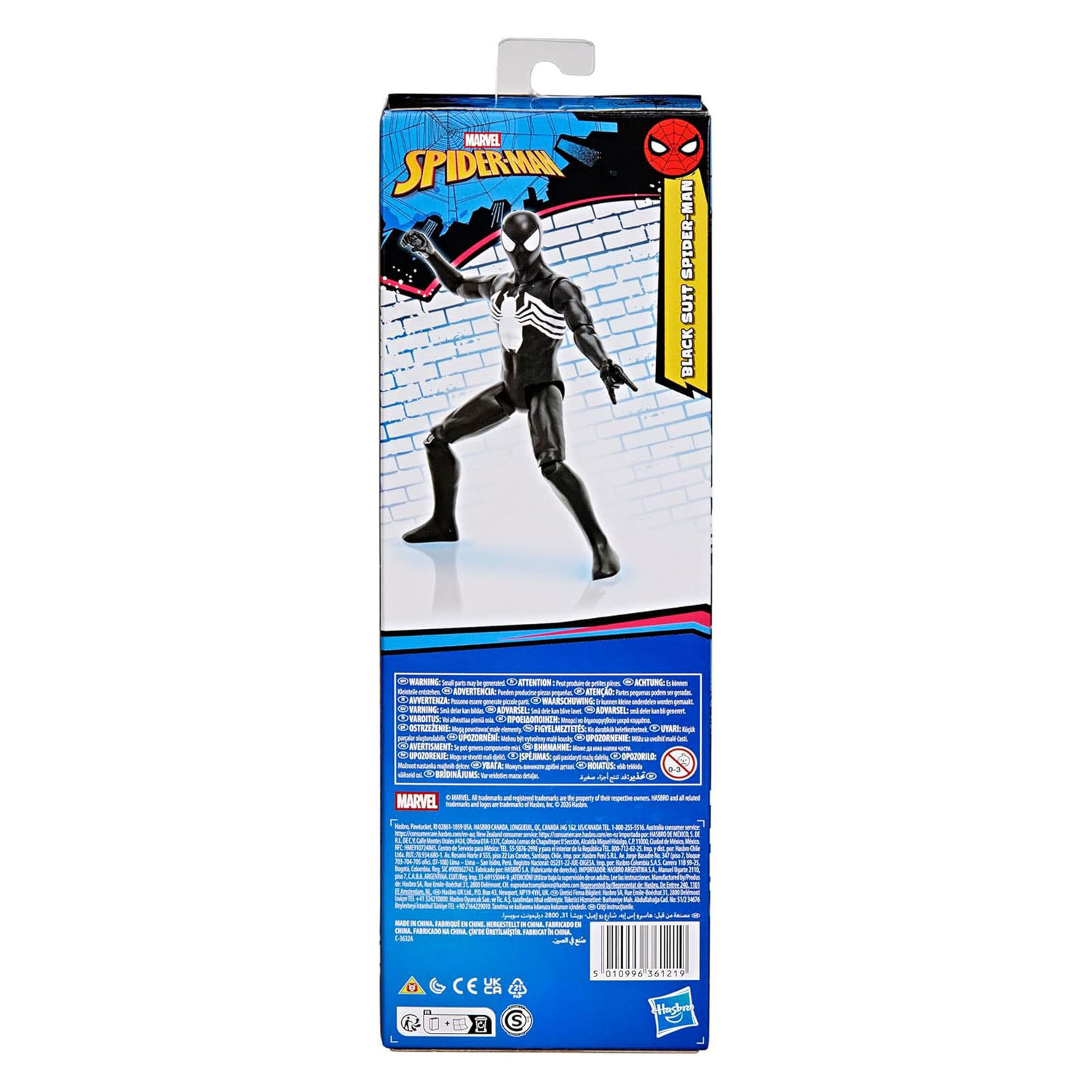 Marvel Spiderman Titan Series Spiderman Symbiote Speelfiguur