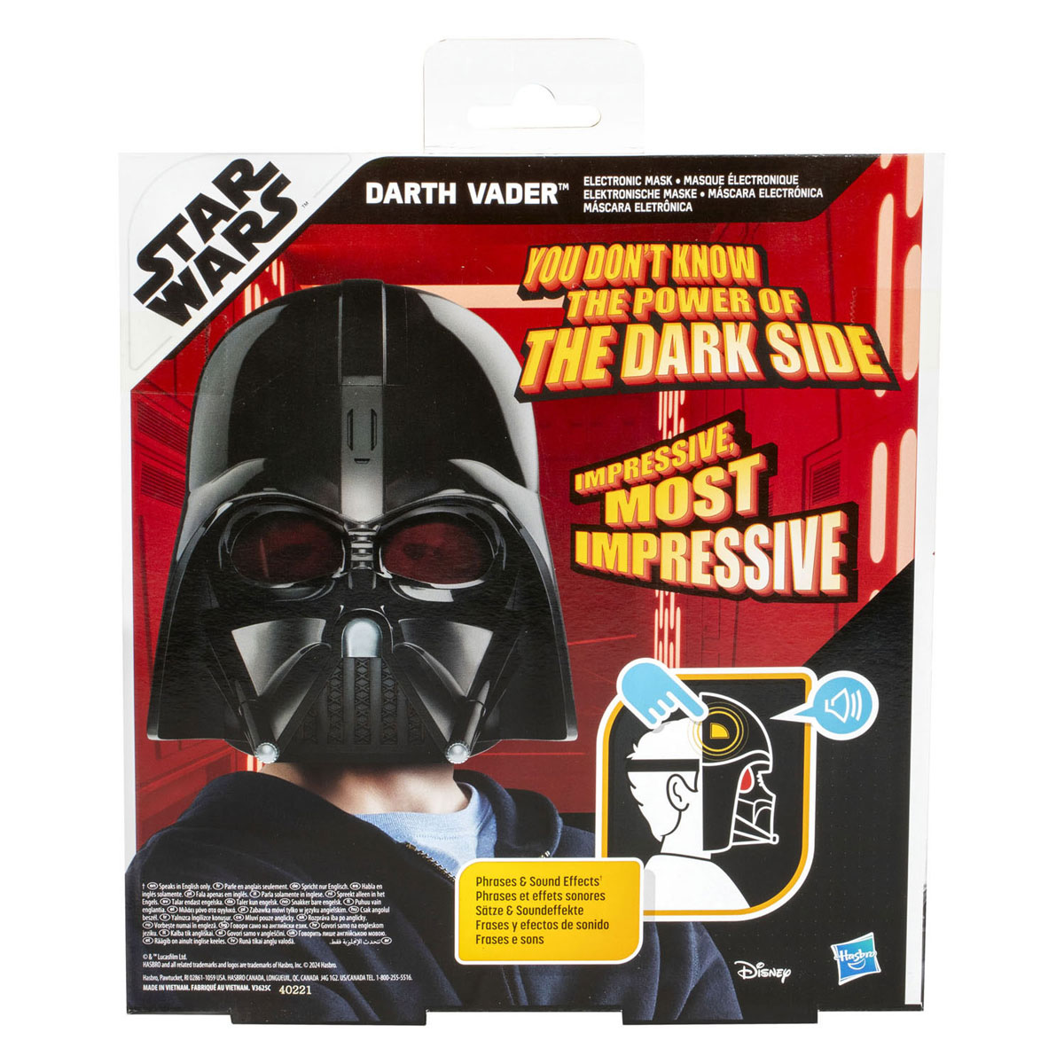 Masque électronique Star Wars Dark Vador
