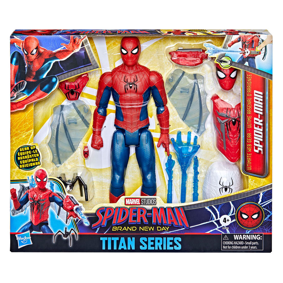 Marvel Titan Series Spiderman Brand New Day Ultimate Web Gear Actiefiguur - 29 cm