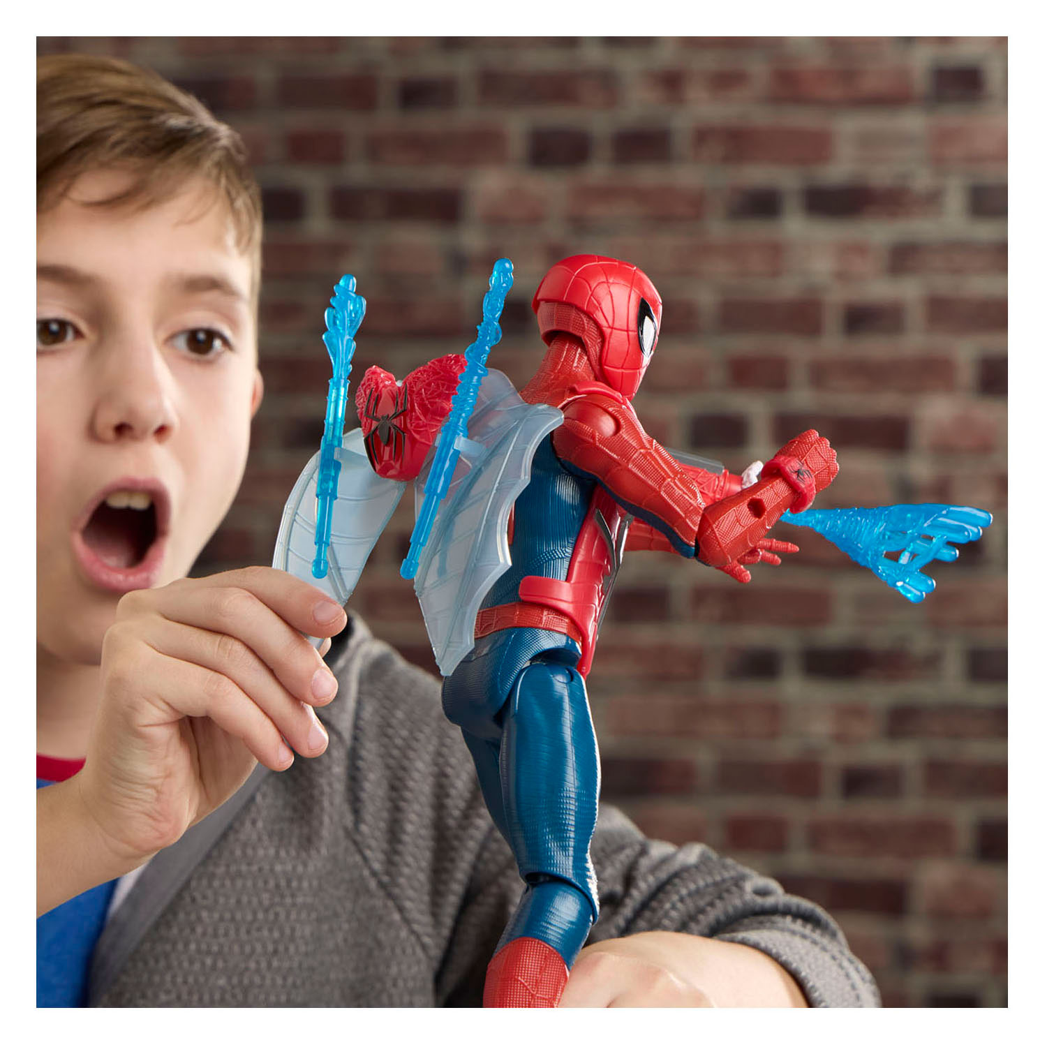 Marvel Titan Series Spiderman Brand New Day Ultimate Web Gear Actiefiguur - 29 cm