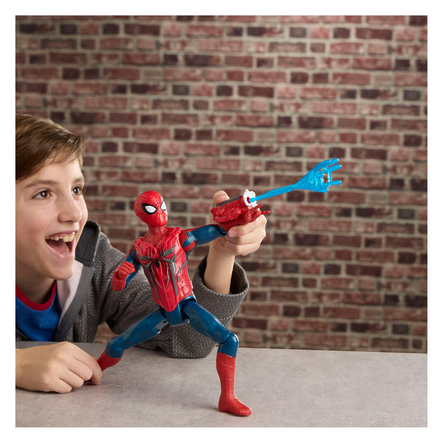 Marvel Titan Series Spiderman Brand New Day Ultimate Web Gear Actiefiguur - 29 cm