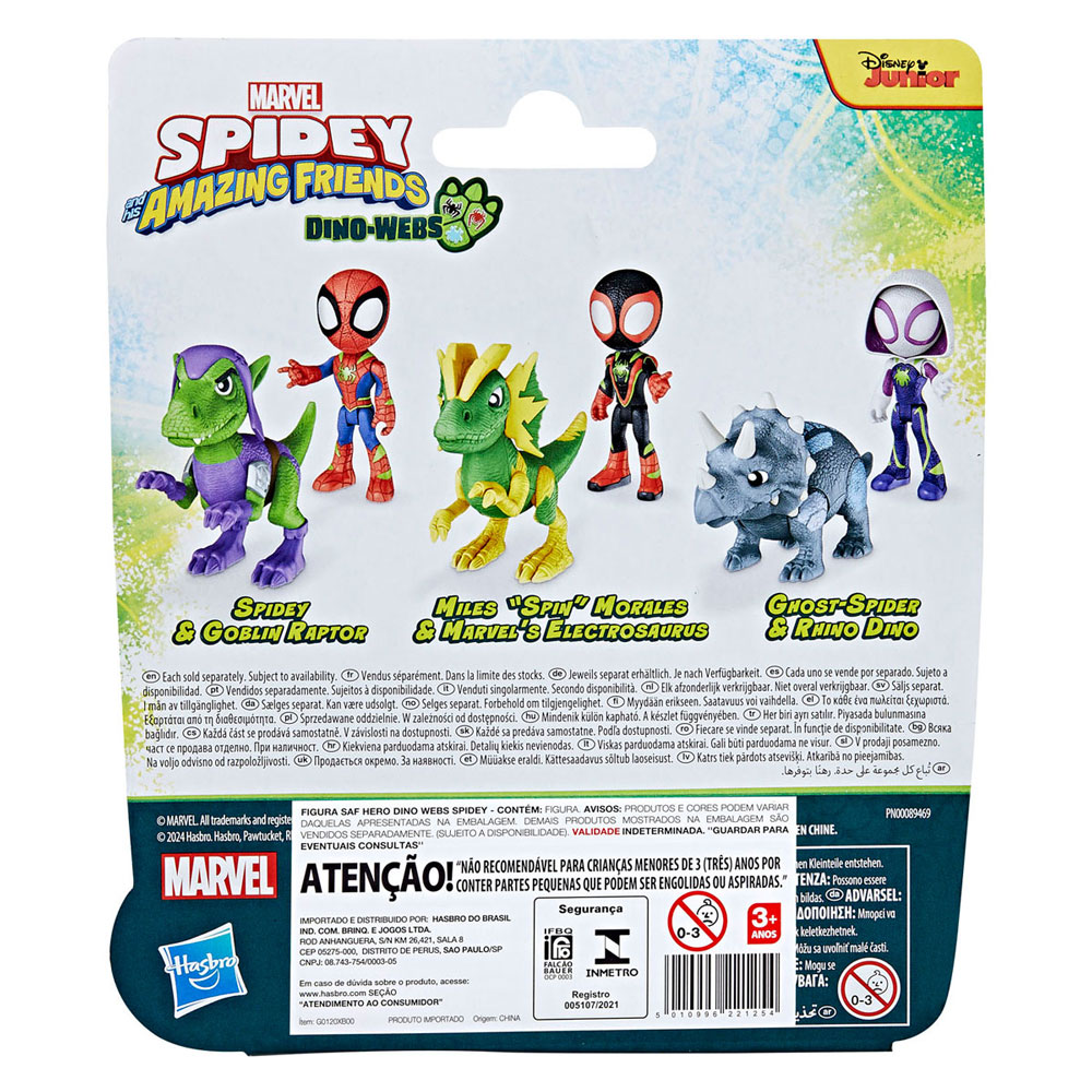 Spidey and his Amazing Friends Hero Dino Webs Speelfiguren