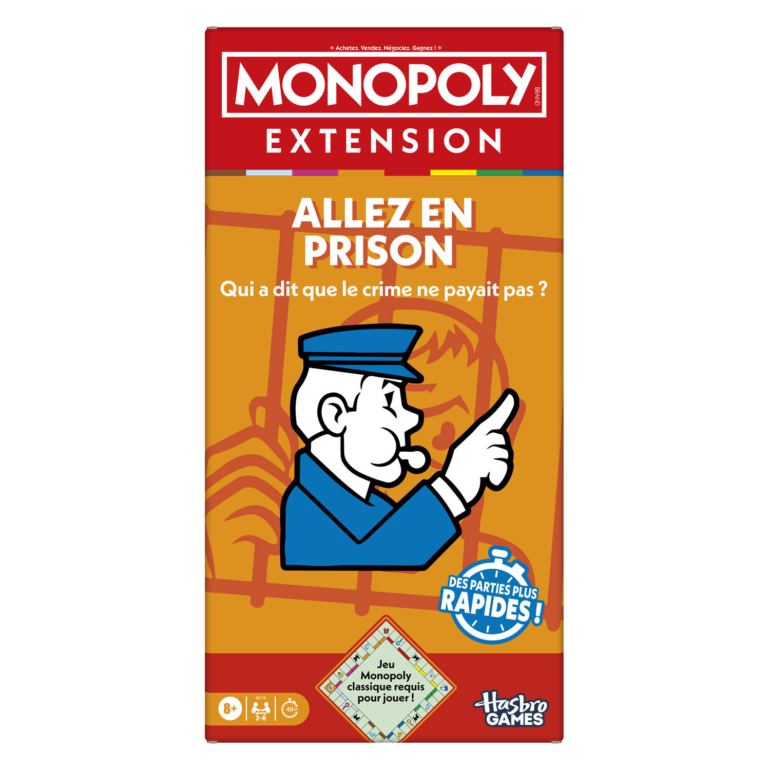 Monopoly Uitbreiding Ga naar de Gevangenis