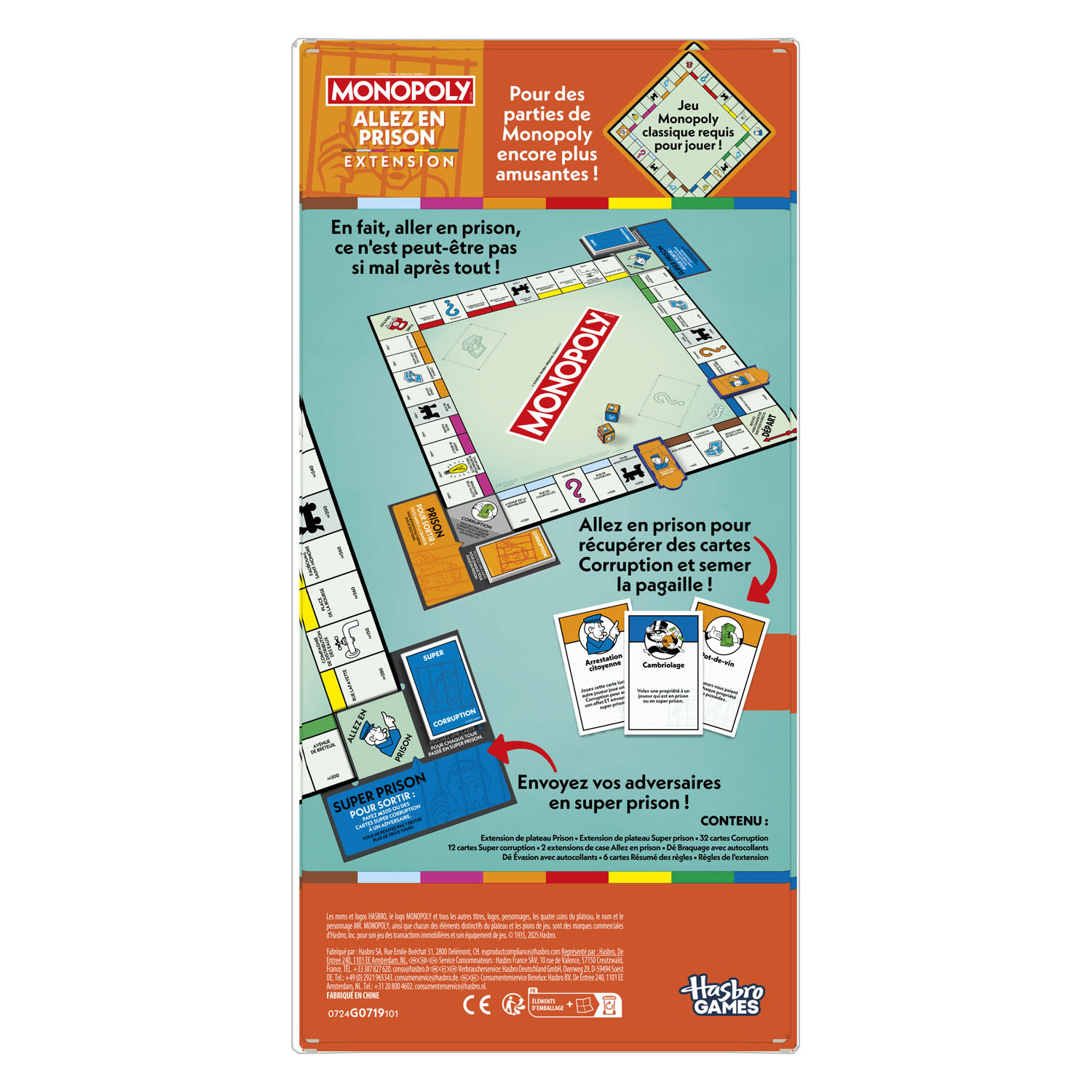 Monopoly Uitbreiding Ga naar de Gevangenis