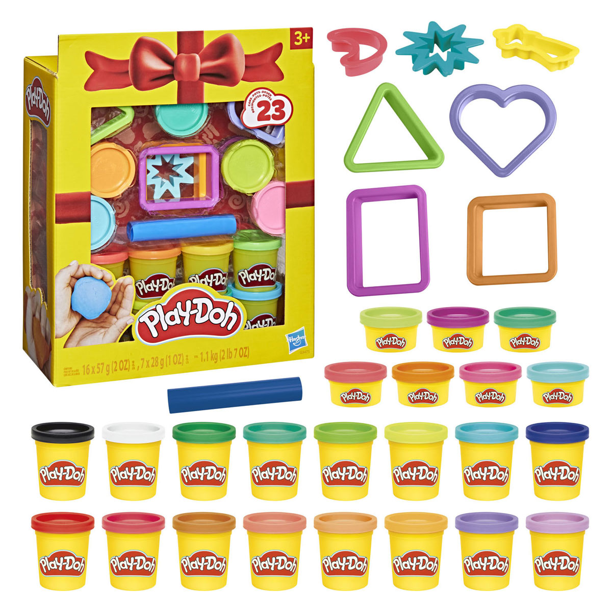 Play-Doh Cadeauset met 8 accessoires - 23 Kleipotjes