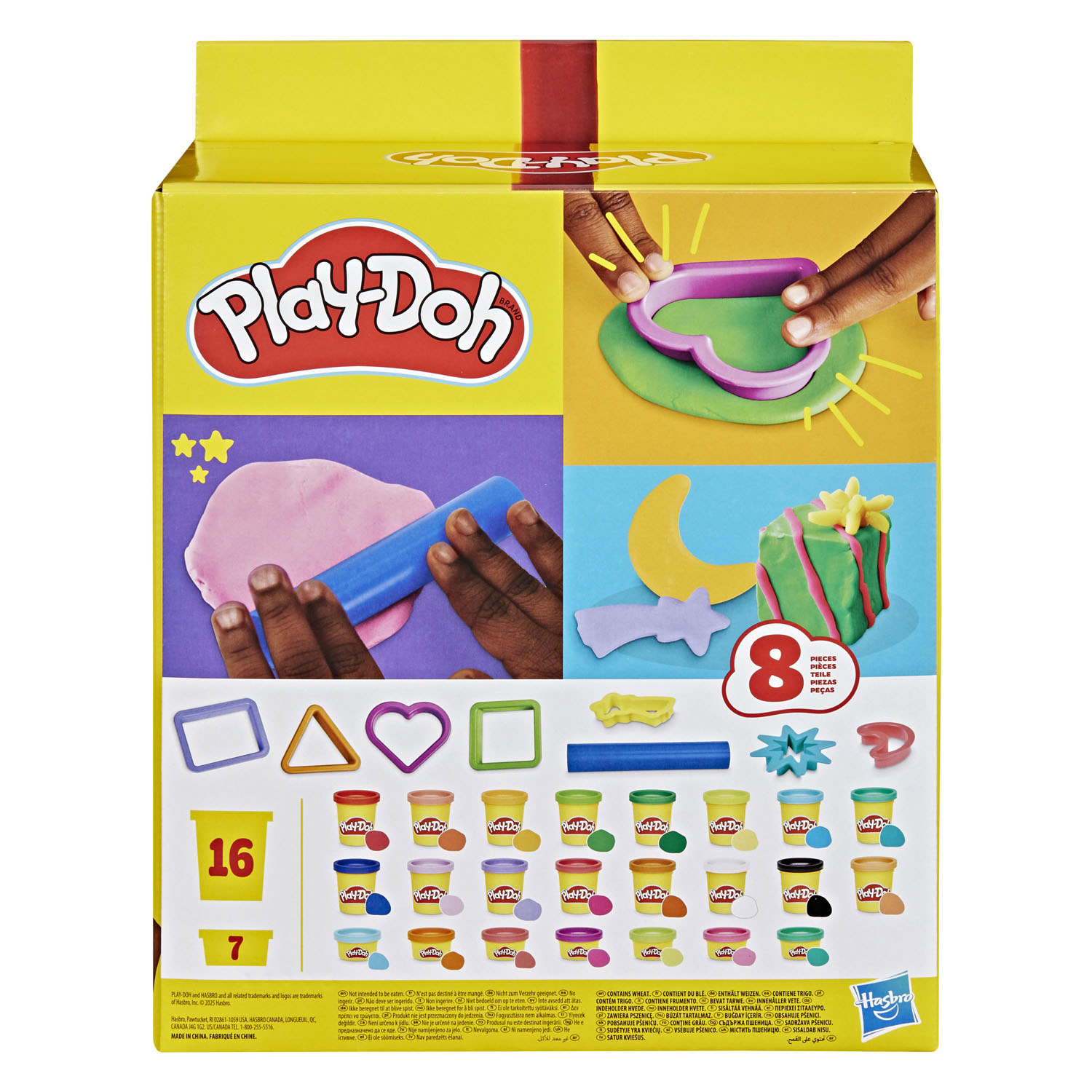 Play-Doh Cadeauset met 8 accessoires - 23 Kleipotjes