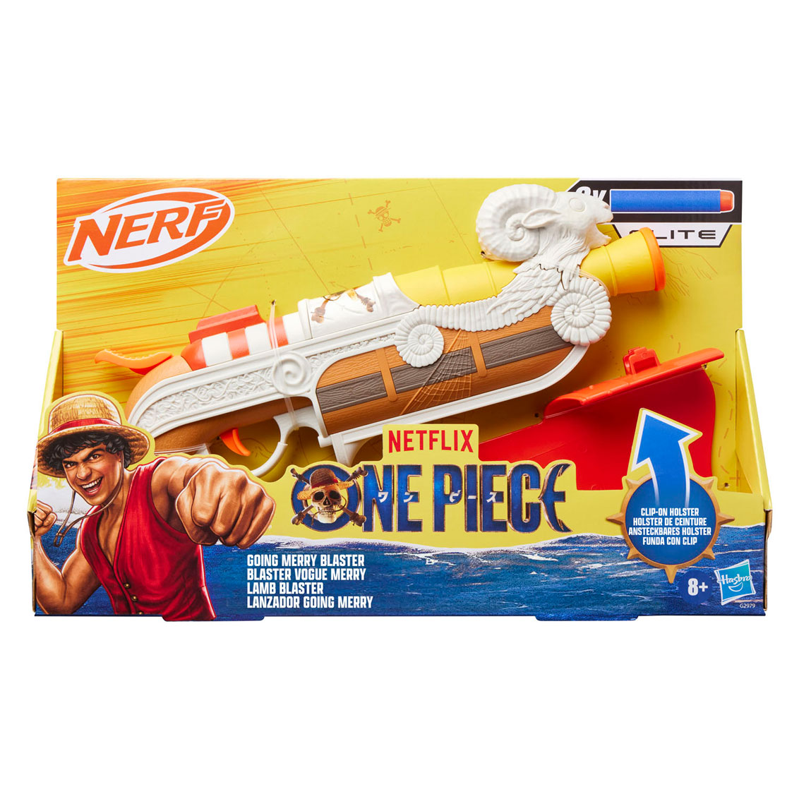 Nerf One Piece Going Merry - 8 Darts