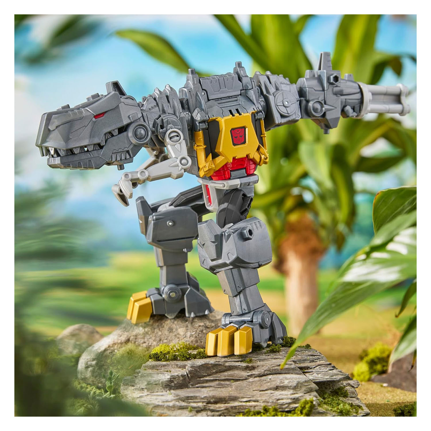 Transfomers Cyberworld Chomp & Battle Grimlock Speelfiguur
