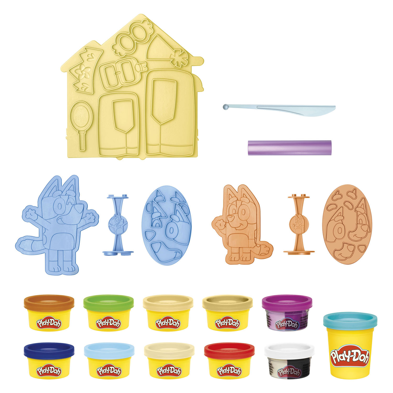 Play-Doh Bluey Aankleed Set - 11 Kleipotjes