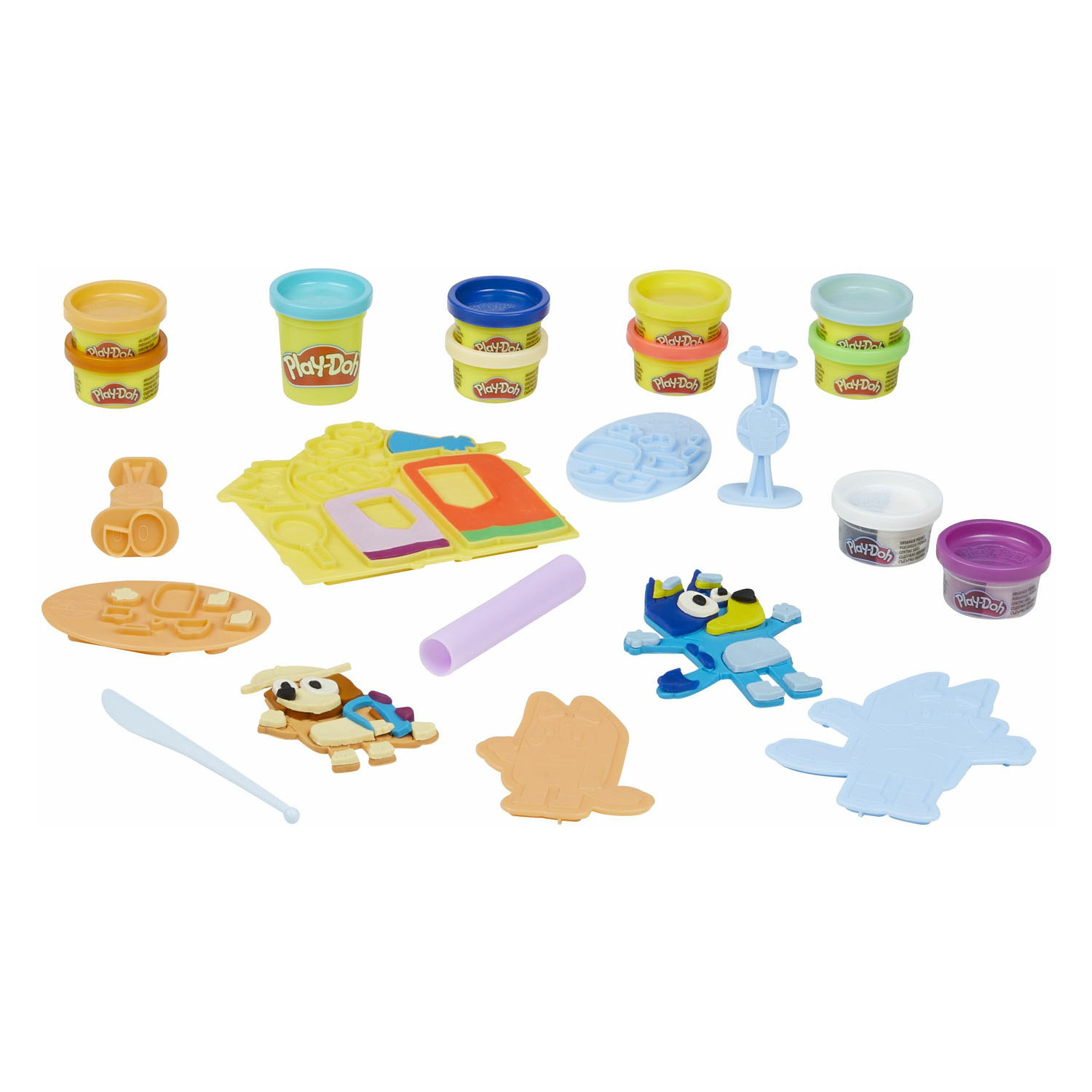Play-Doh Bluey Aankleed Set - 11 Kleipotjes